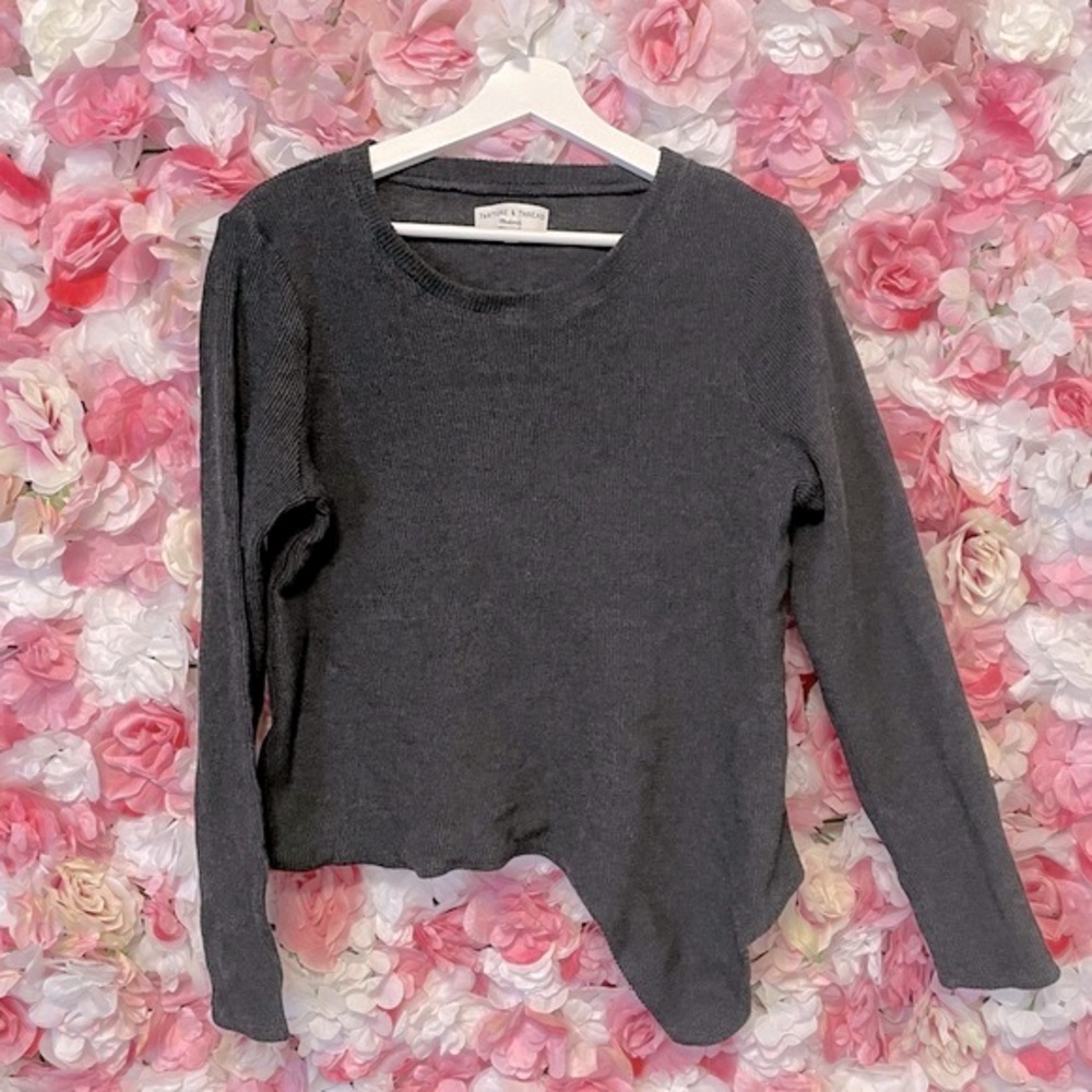 Madewell Texture & Thread Long Sleeve Top Sz L